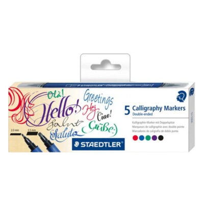Калиграфски маркери Staedtler, двувърх