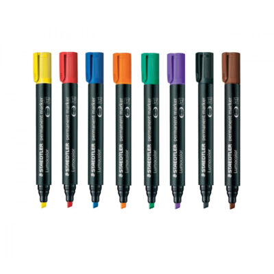 Перманентен маркер STAEDTLER Lumocolor 350 – скосен връх